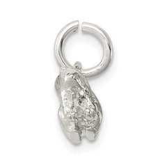 Sterling Silver 925 Squirrel Charm 3D Pendant with Anti-Tarnish Finish