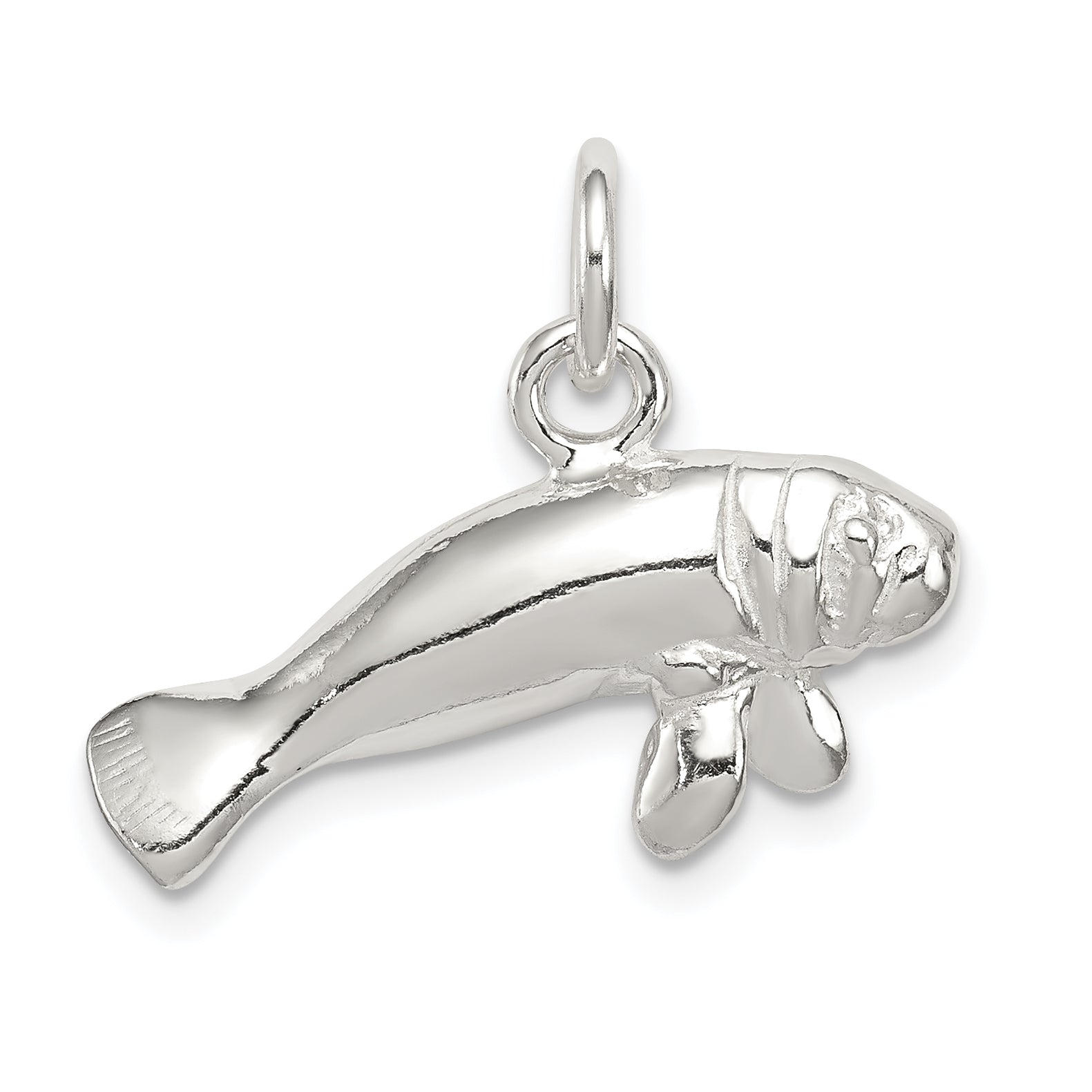 Sterling Silver Manatee Charm Main image