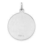 Sterling Silver Rhodium-plated & Gold Tone St. Anthony Medal Pendant