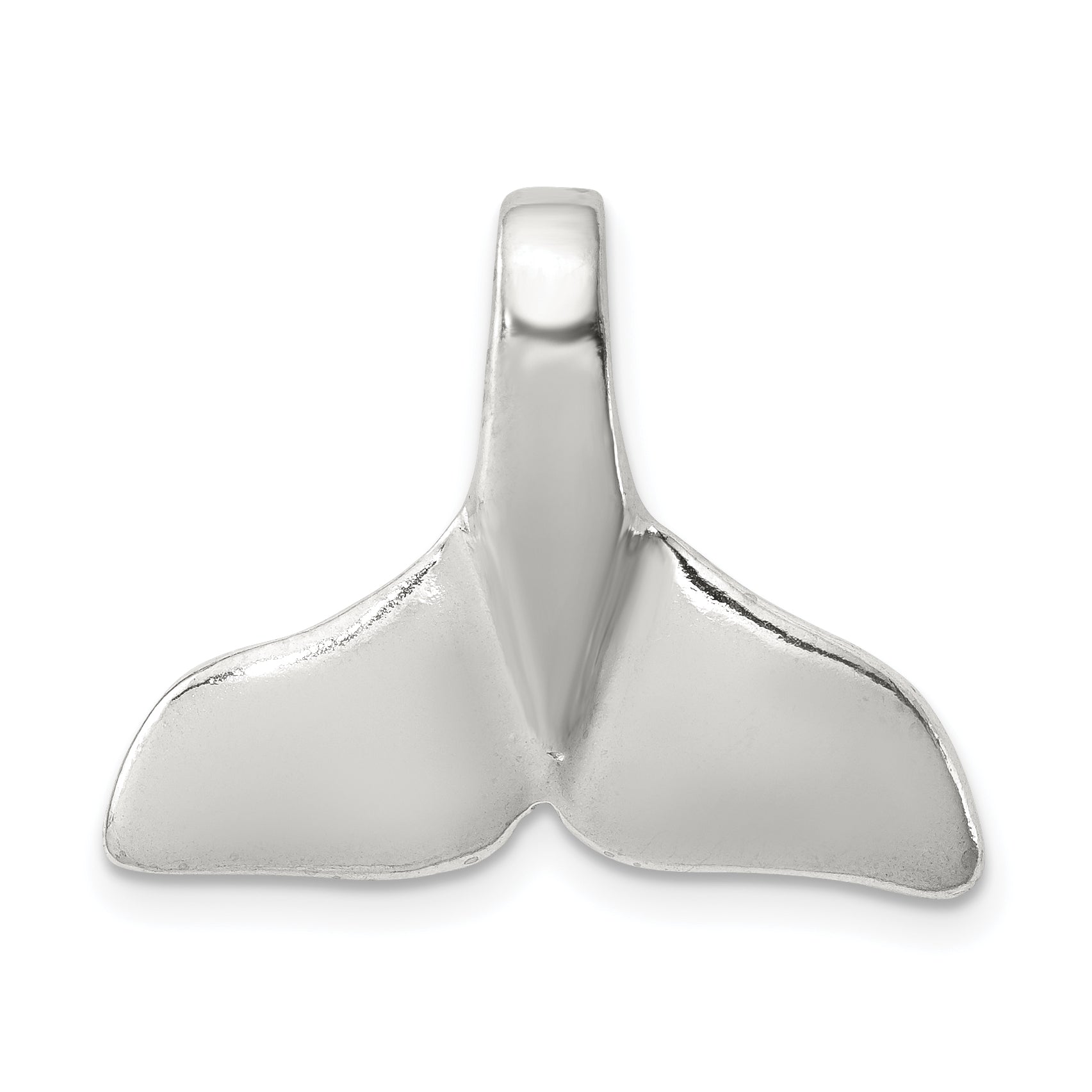 Sterling Silver Whale Tail Charm Main image