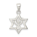 Sterling Silver Star of David Pendant