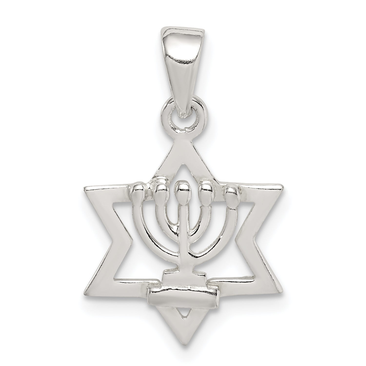 Sterling Silver Star of David Pendant Main image