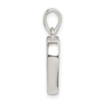 Sterling Silver Enamel LOVE YOU MOM Heart Pendant