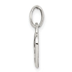 Sterling Silver Antique Heart Charm