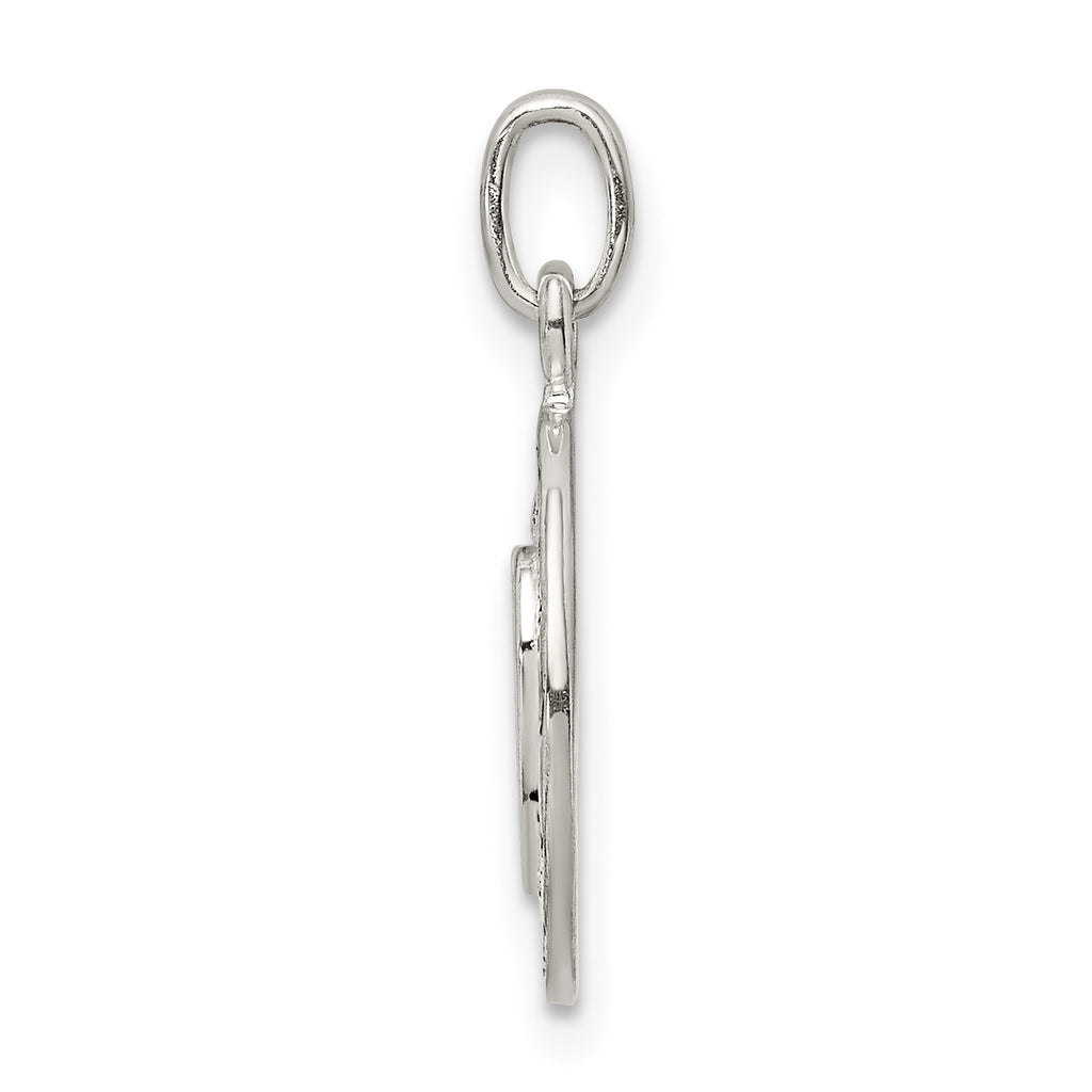 Sterling Silver Enamel MOM Charm