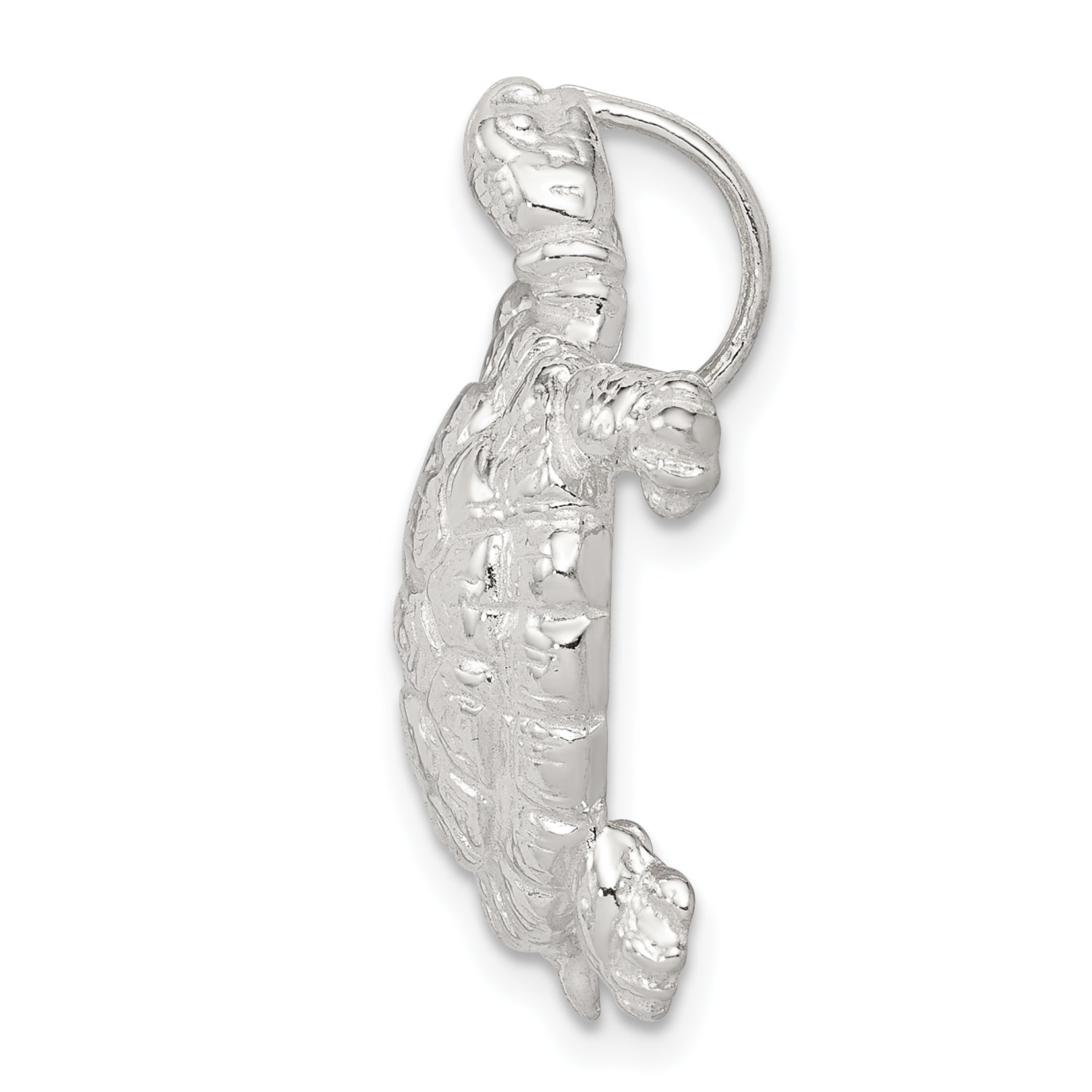 Sophia Jewelers 925 Sterling Silver Turtle Charm with Polished Finish and Anti-Tarnish Coating Secondary image