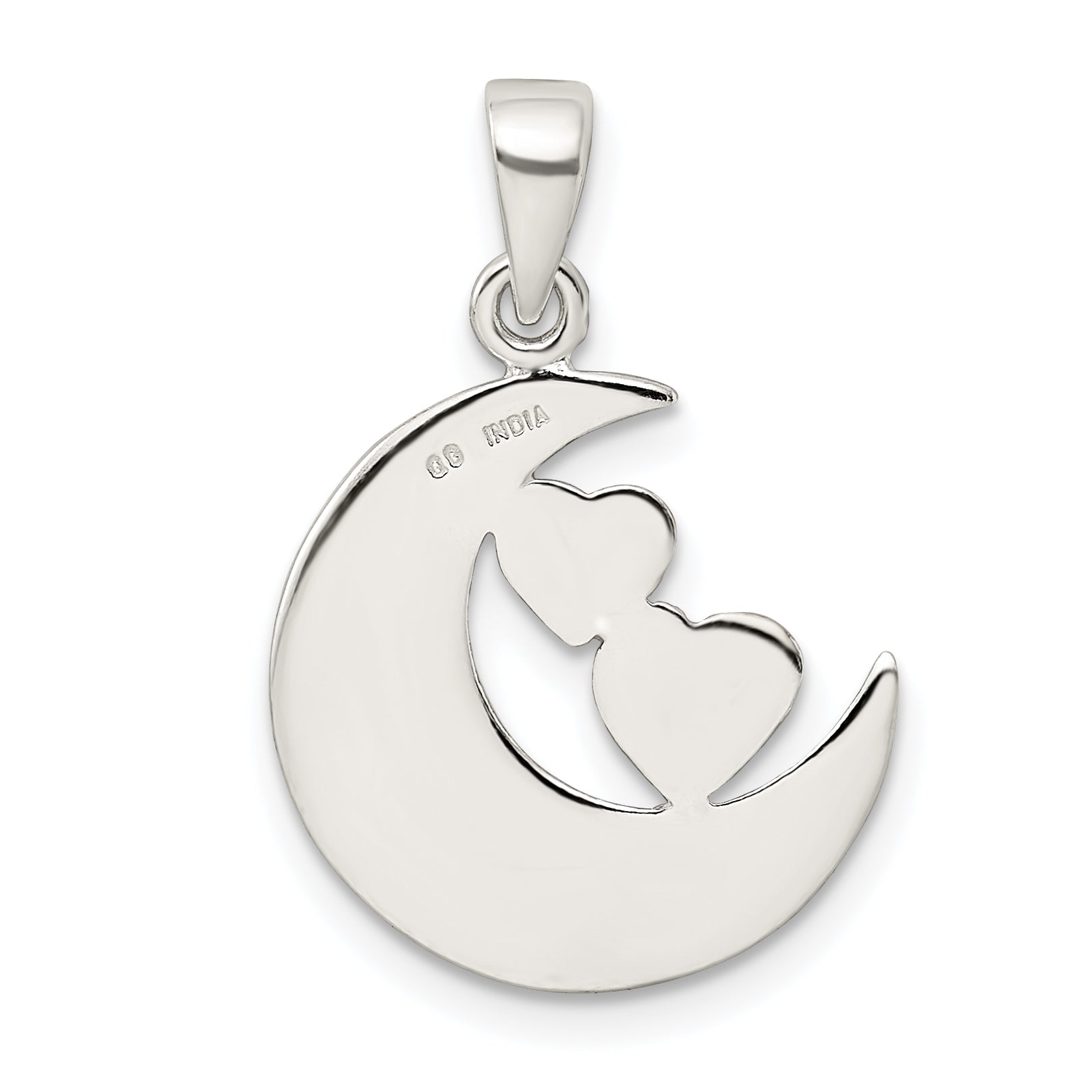 Sterling Silver & Rose Tone Enamel ALWAYS SISTER..FRIEND Pendant