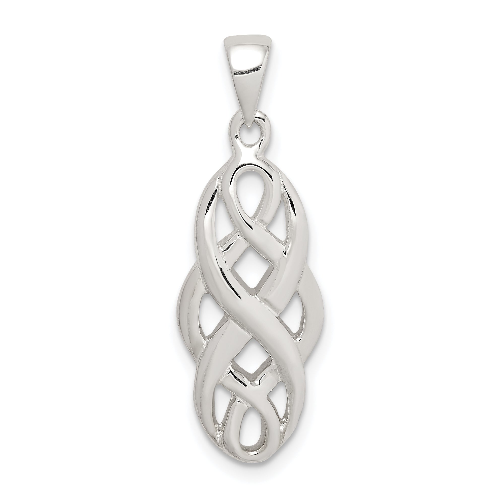 Sterling Silver Polished Celtic Pendant Main image