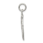 Men's 925 Sterling Silver Sand Dollar Charm with Polished Anti-Tarnish Finish