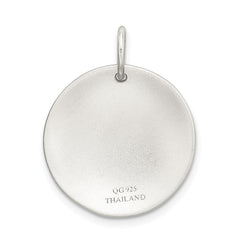 Sterling Silver Gold-Tone Dolphin Brushed Pendant