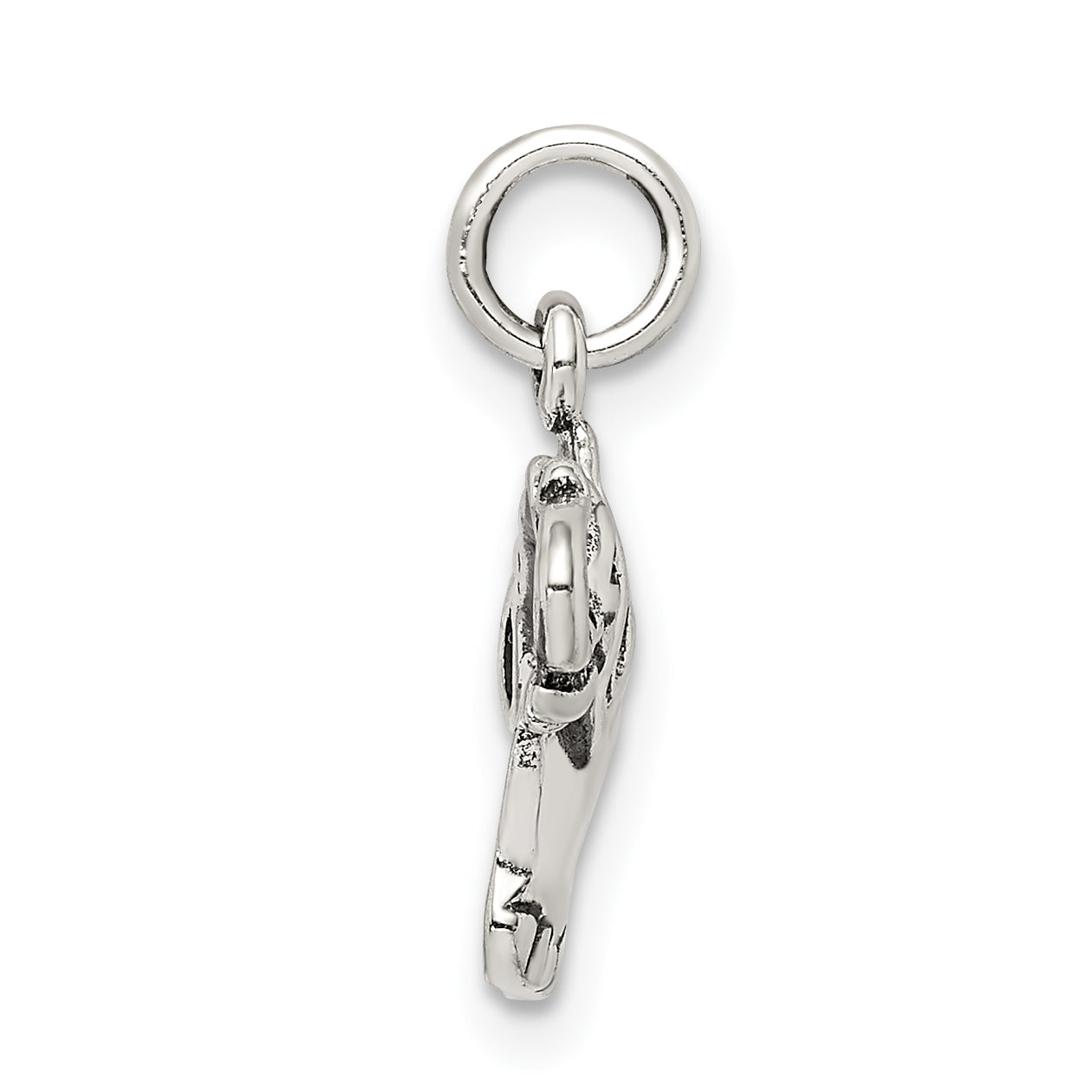 Sterling Silver Antique Elephant Charm Secondary image