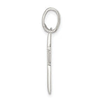Sterling Silver Polished Cross Pendant