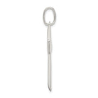 Sterling Silver Polished Cross Pendant