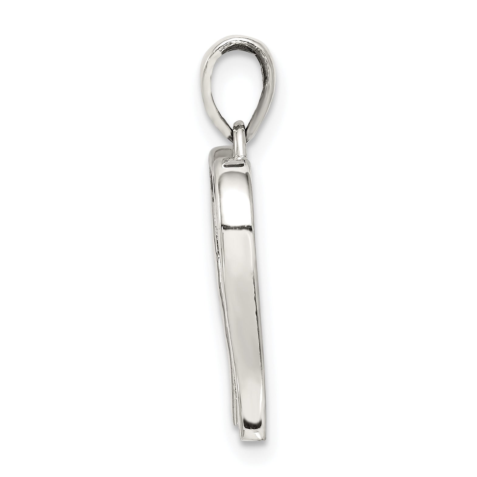 Sterling Silver Antiqued Wing Pendant Secondary image