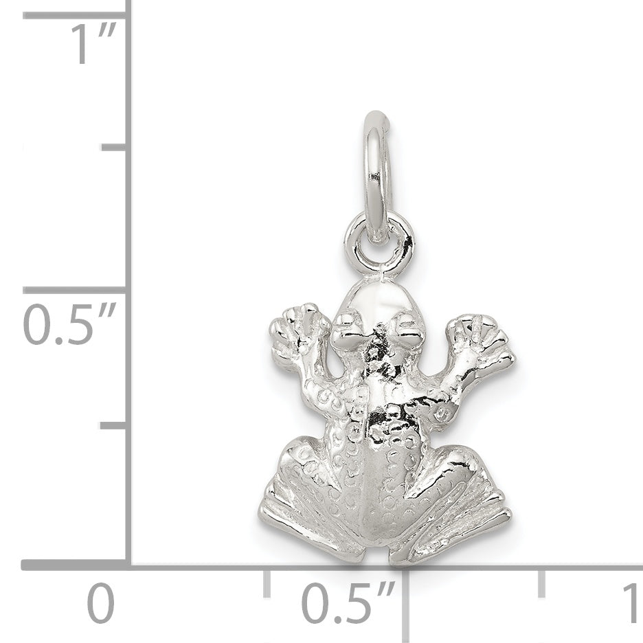 Sterling Silver Frog Charm