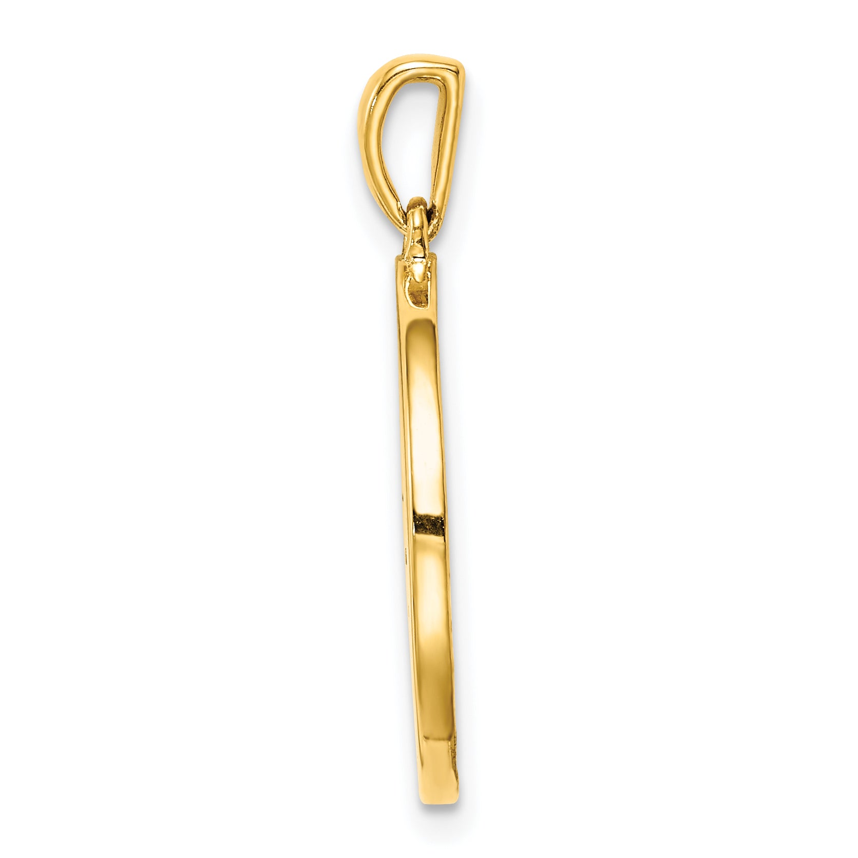 Sterling Silver Gold-plated & CZ Aries Zodiac Pendant Secondary image