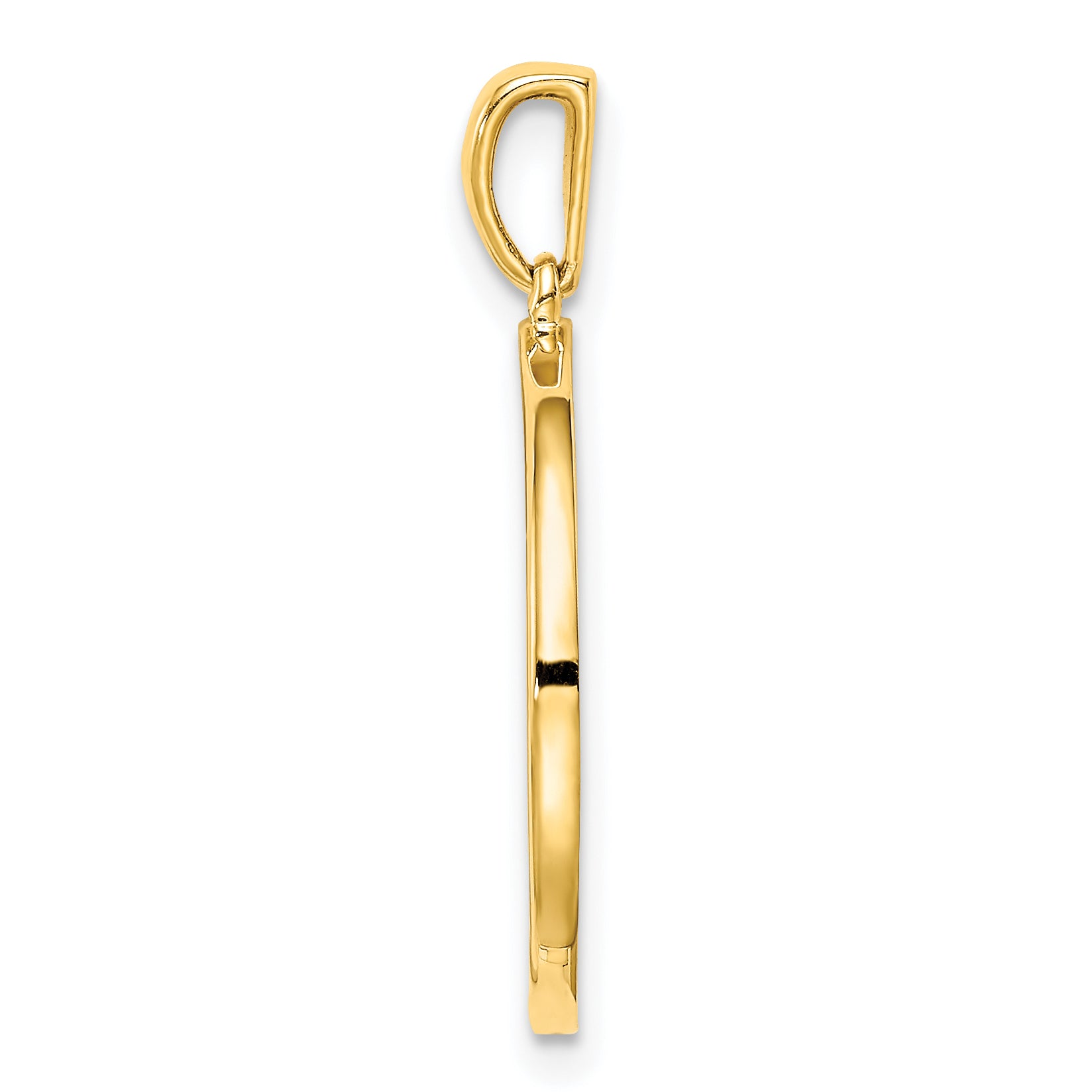 Sterling Silver Gold-plated & CZ Leo Zodiac Pendant Secondary image