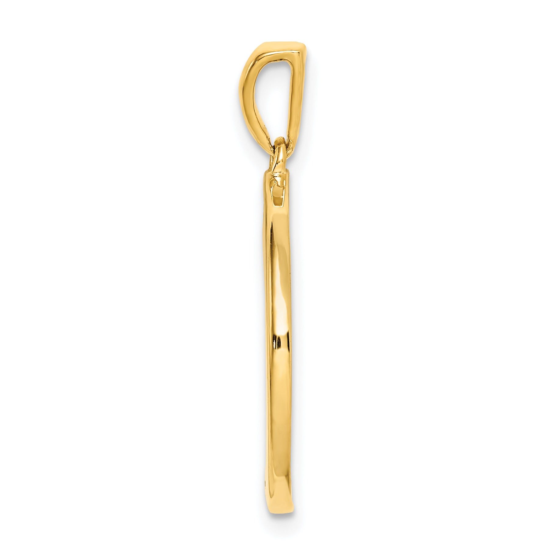 Sterling Silver Gold-plated & CZ Virgo Zodiac Pendant Secondary image