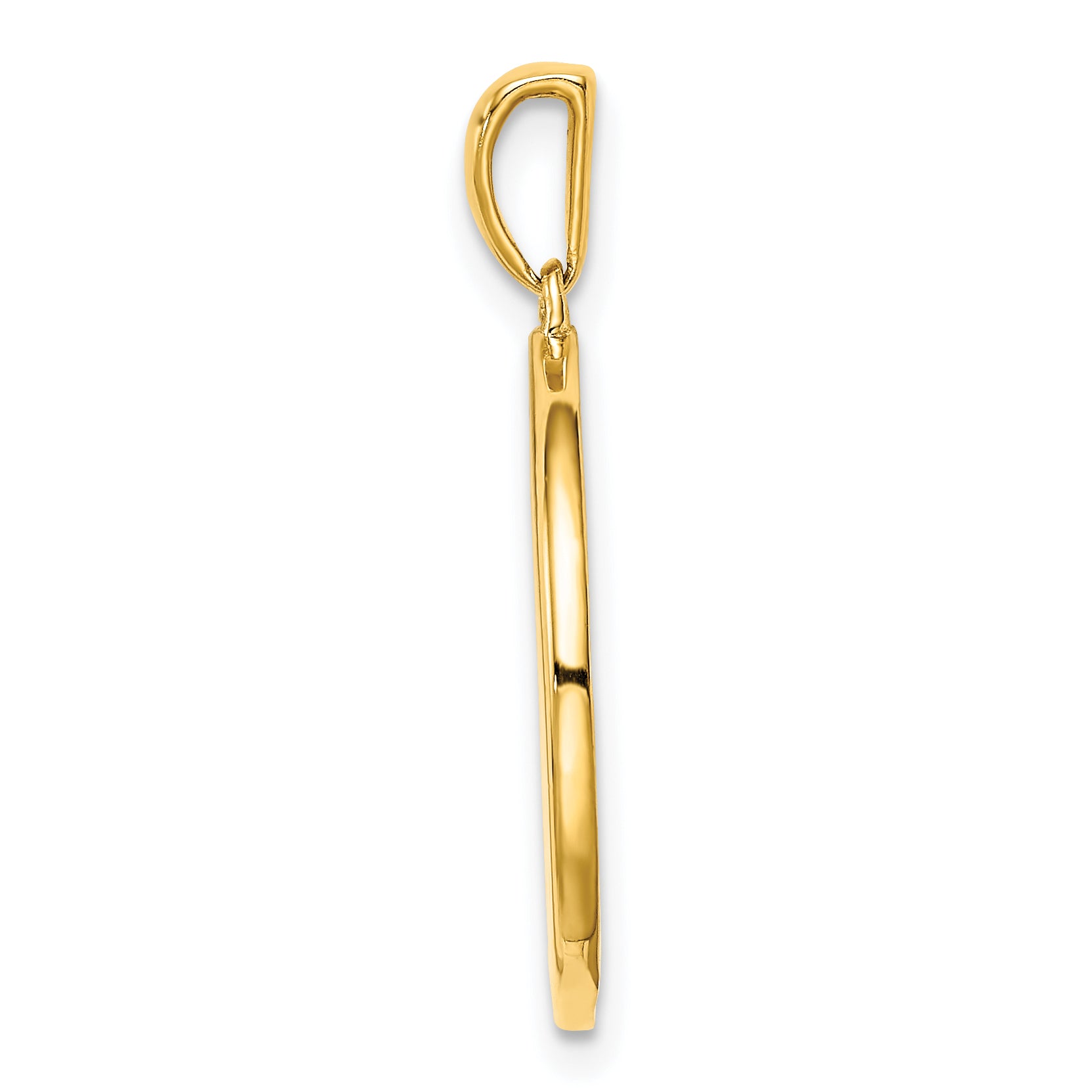 Sterling Silver Gold-plated & CZ Capricorn Zodiac Pendant Secondary image