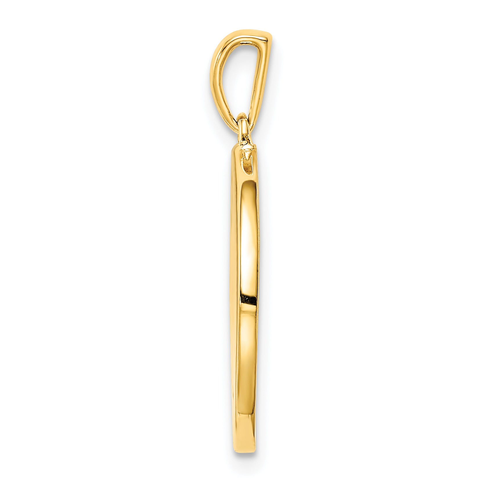 Sterling Silver Gold-plated & CZ Pisces Zodiac Pendant Secondary image
