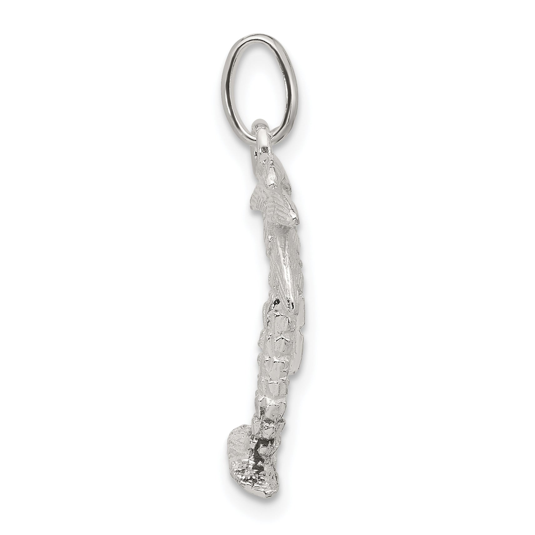 Men's Polished 925 Sterling Silver Palm Tree Charm Anti-Tarnish Finish