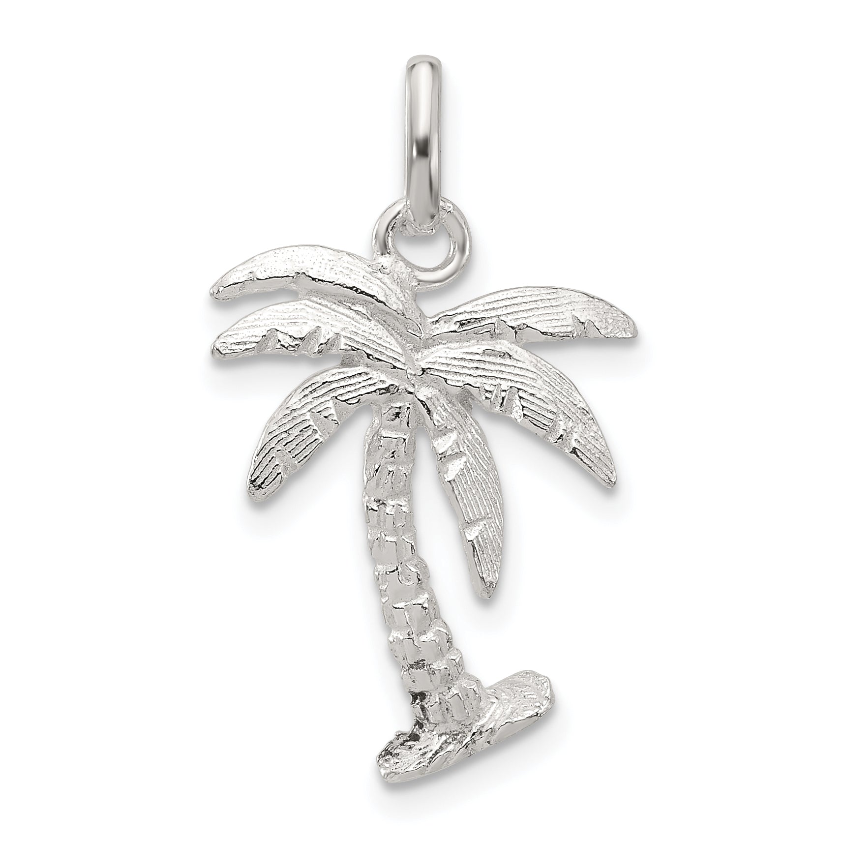 Sterling Silver Palm Tree Charm Main image