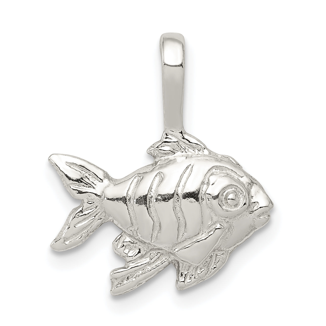 Sterling Silver Fish Charm Main image