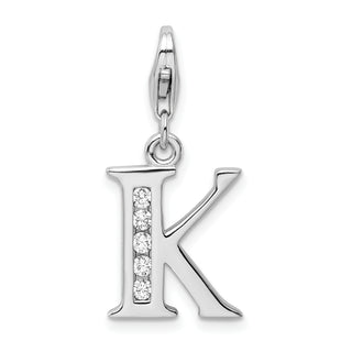 Initial Sterling Silver Charms - Sophia Jewelers