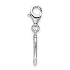 Sophia Jewelers Rhodium-Plated Sterling Silver CZ Initial ÃÂ¢Ã¢âÂ¬ÃÅZÃÂ¢Ã¢âÂ¬Ã¢âÂ¢ Charm