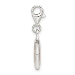 Virginia Tech Sterling Silver Enamel Charm with Lobster Clasp