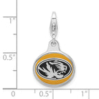 Sophia Jewelers Enamel Sterling Silver University of Missouri Charm