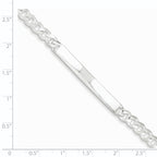 Sterling Silver Curb ID Bracelet