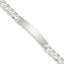 Sterling Silver Curb Link ID Bracelet