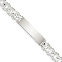 Sterling Silver Curb ID Bracelet