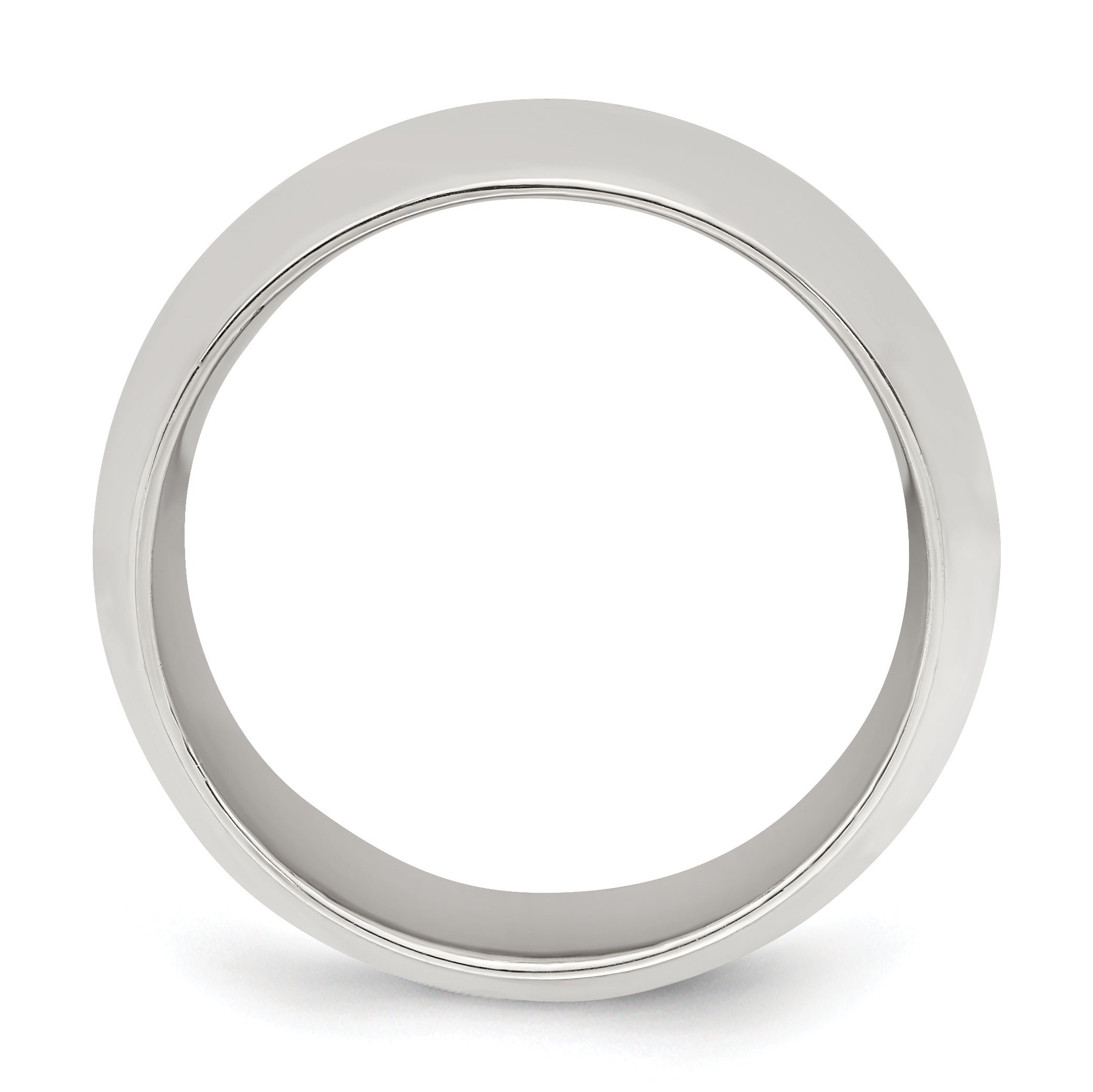 Comfort-Fit Wedding Band in Sterling Silver, 9mm Secondary image