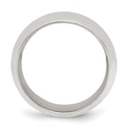 Comfort-Fit Wedding Band in Sterling Silver, 9mm