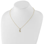 Cheryl Sterling Silver Gold-Plated CZ Giraffe Necklace Elegant Gift Ready Design