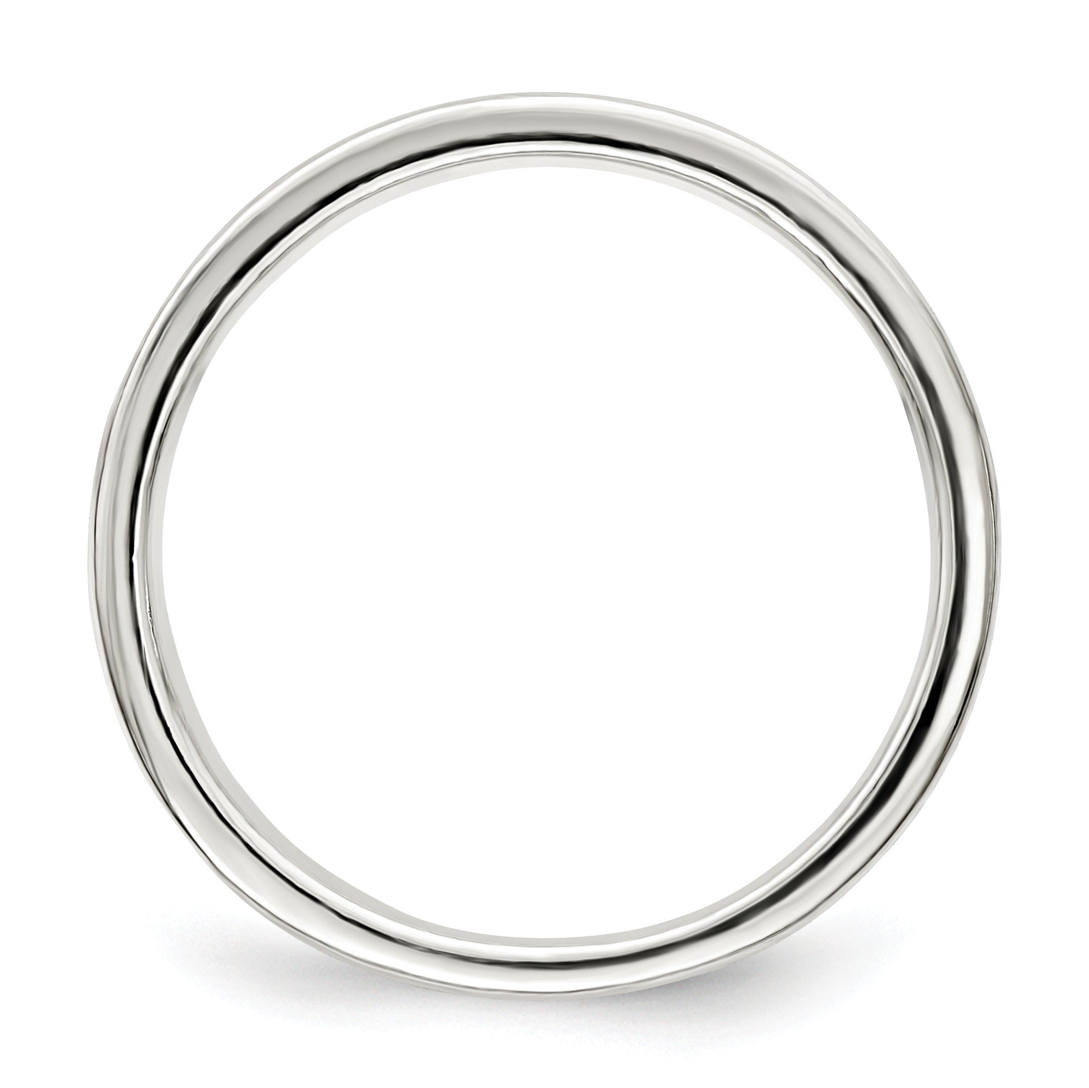 Sterling Silver 8mm Flat with Rope Edge Band Secondary image