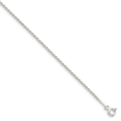 Sterling Silver 1.3mm Solid Rope Chain