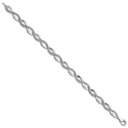 Sterling Silver Rhodium-plated Diam. Bracelet