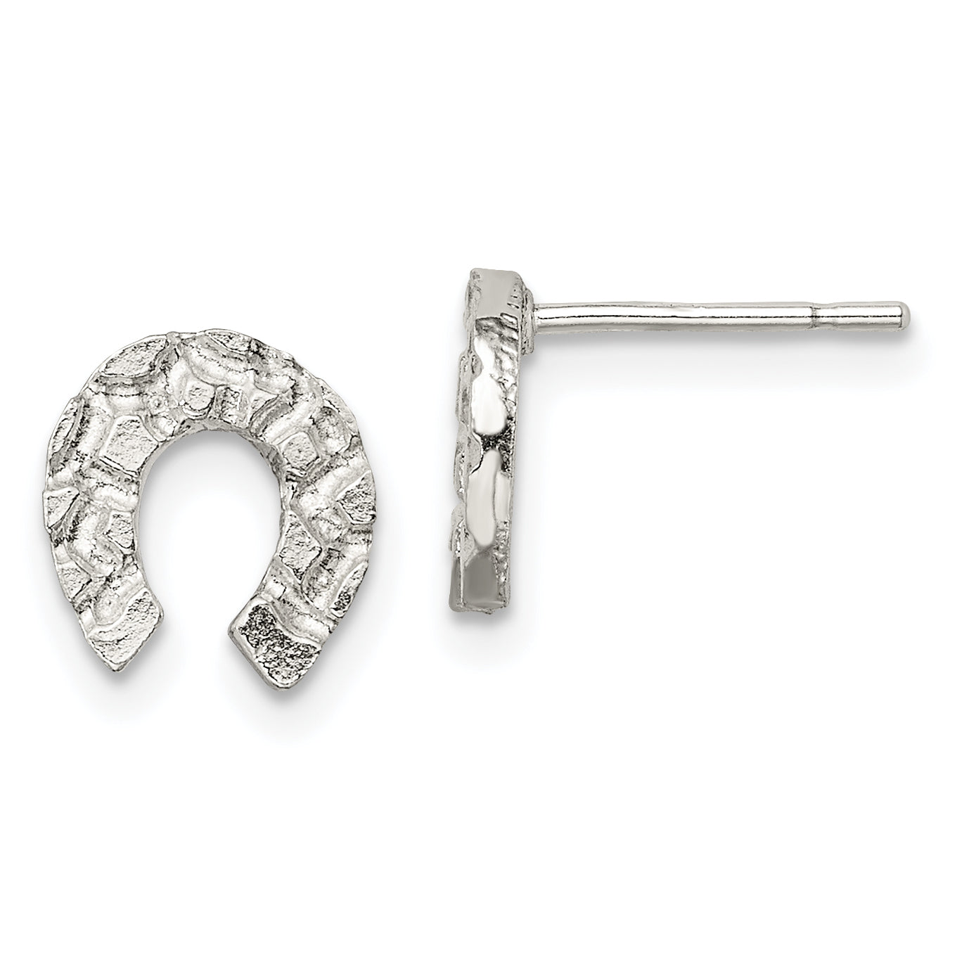 Sterling Silver Horseshoe Mini Earrings Main image