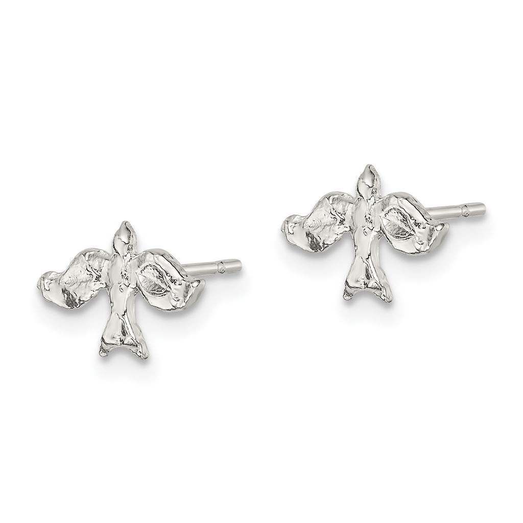 Sterling Silver Dove Mini Earrings