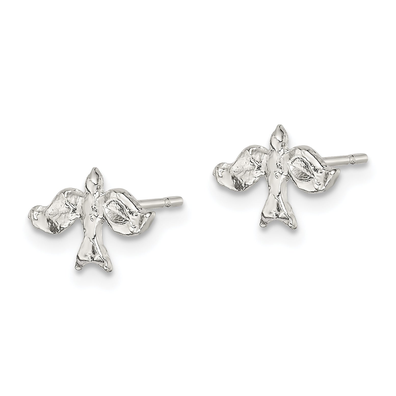 Sterling Silver Dove Mini Earrings