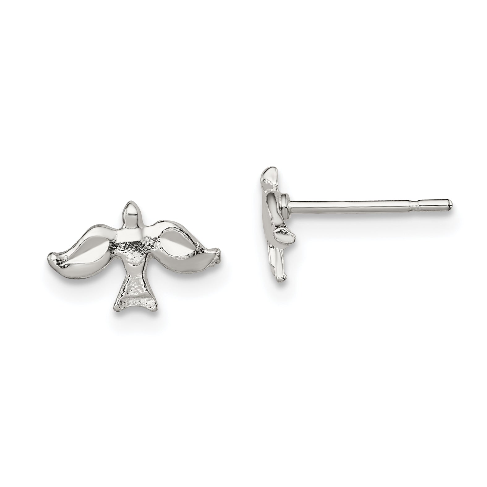 Sterling Silver Dove Mini Earrings Main image