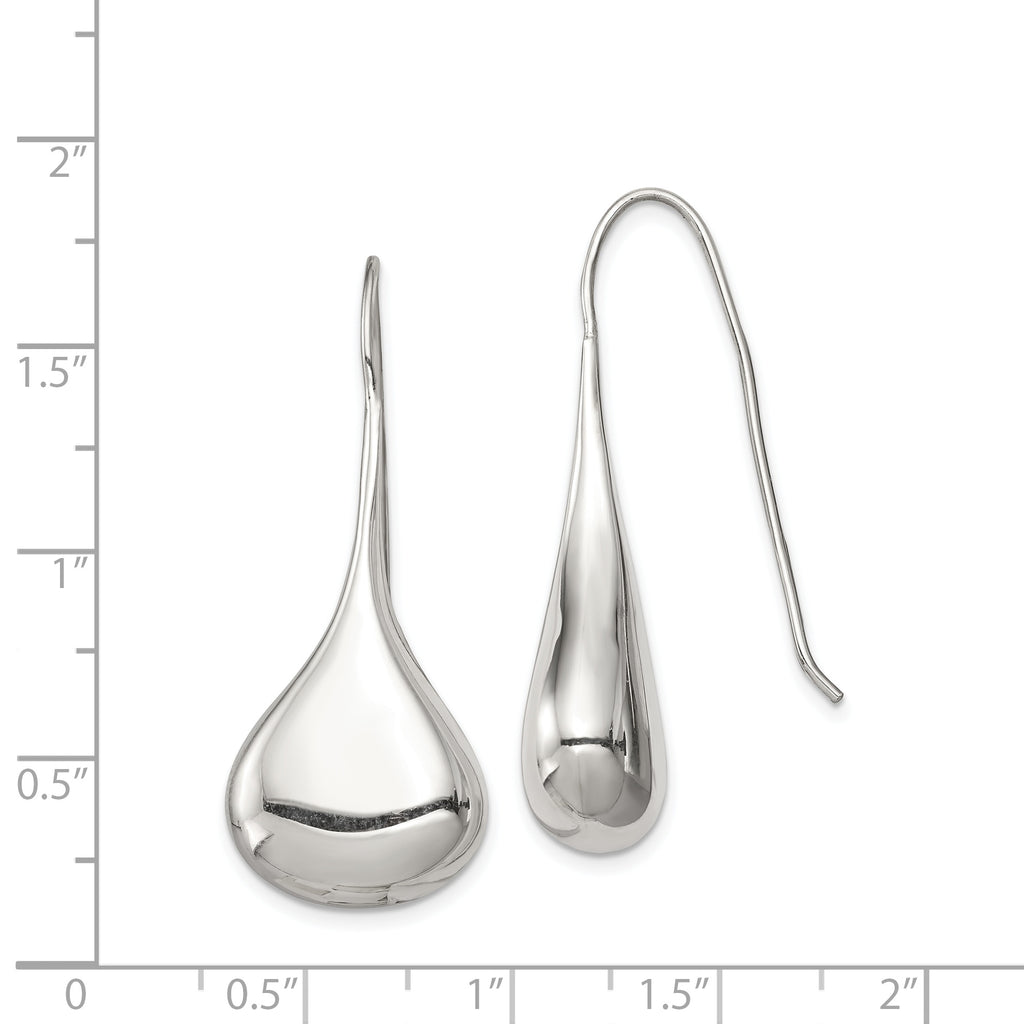 French Wire Dangle Earrings in Sterling Silver
