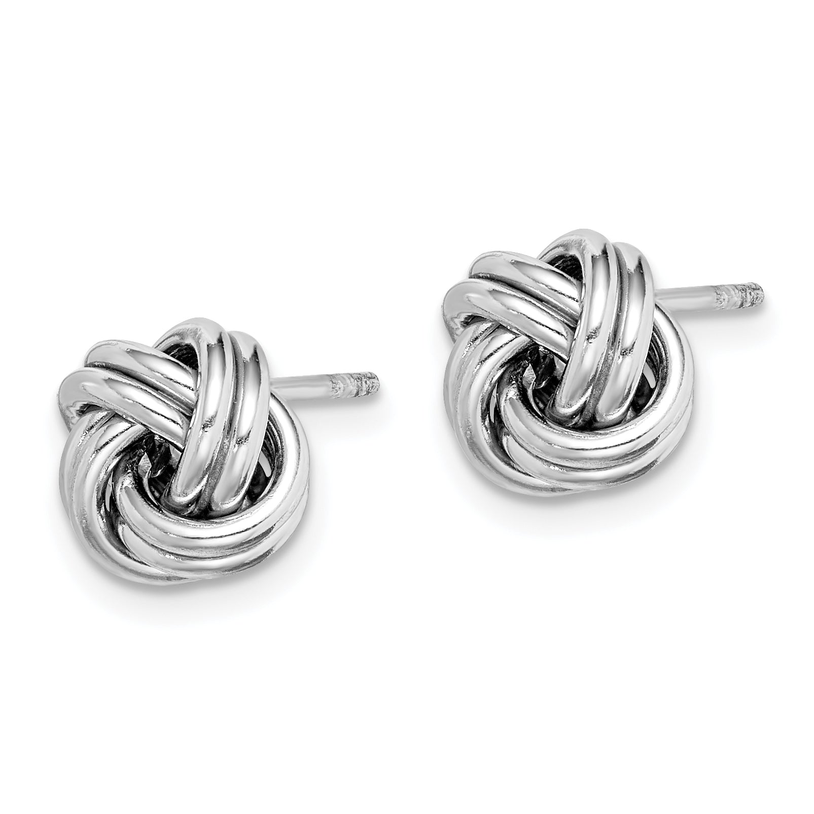 Love Knot Post Earrings in Sterling Silver
