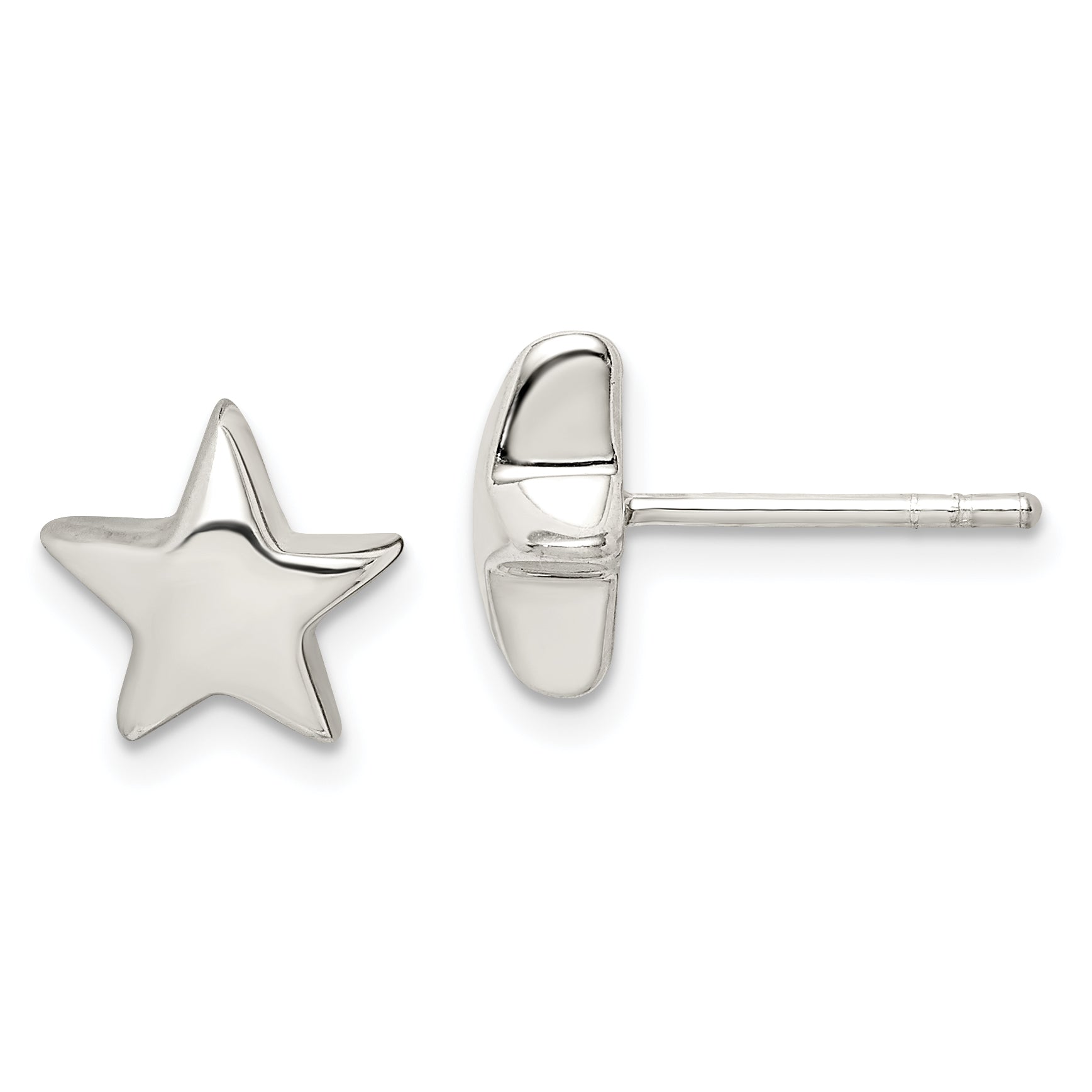 Sterling Silver Star Earrings Main image