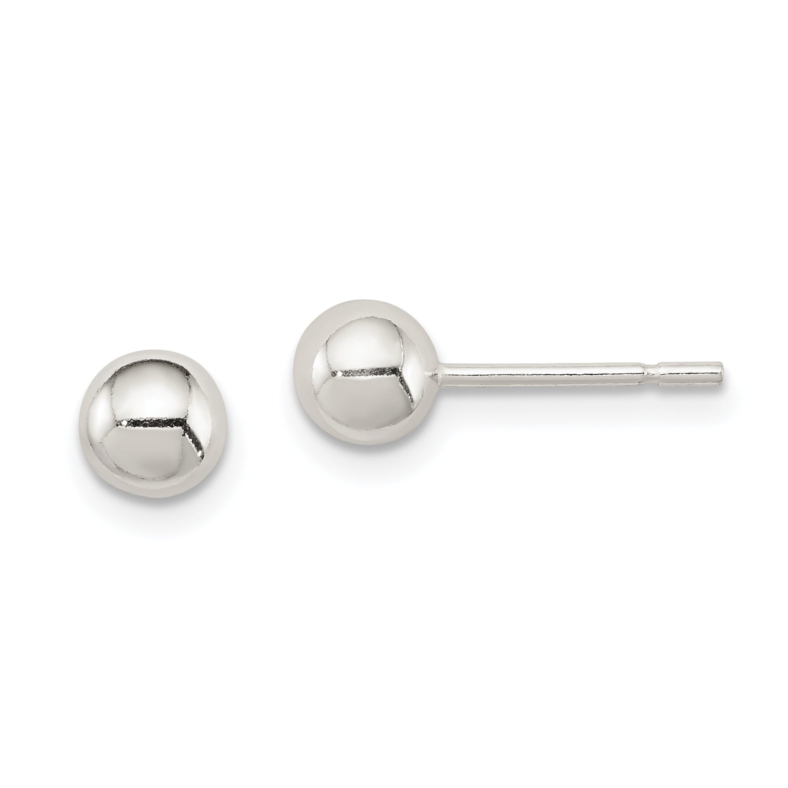 Sterling Silver 5mm Ball Earrings Main image