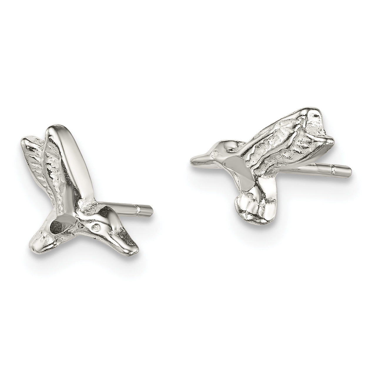 Sterling Silver Hummingbird Post Earrings Secondary image