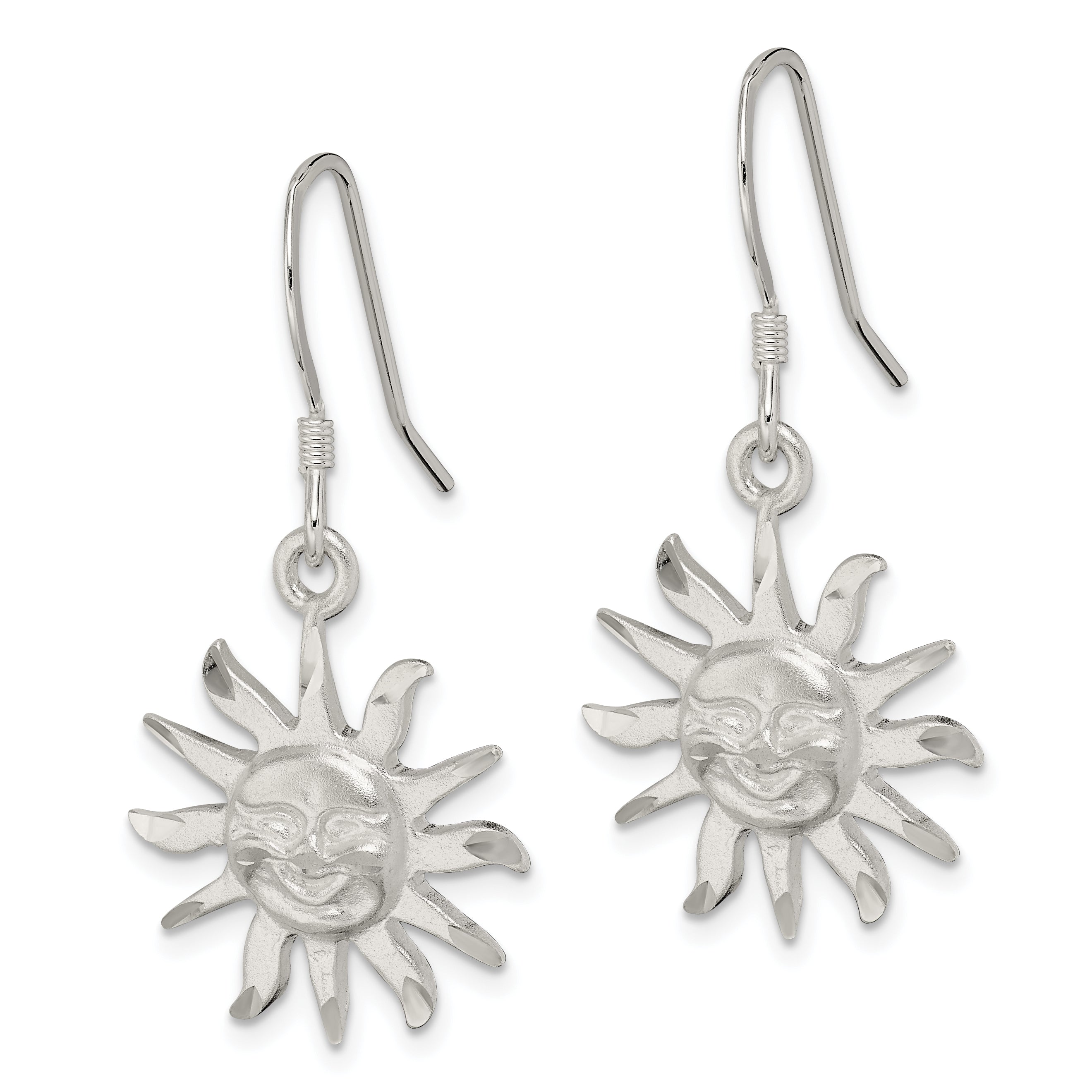 Sterling Silver Smiling Sunshine Earrings Secondary image